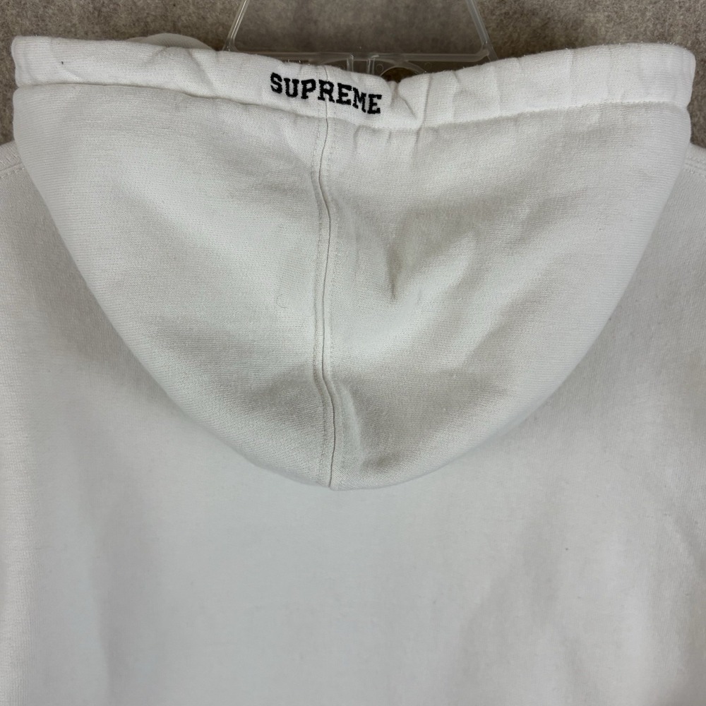 Supreme Franklin Hoodie White $100 Bill SS20 Benjamin Franklin Made Canada - Picture 6 of 12